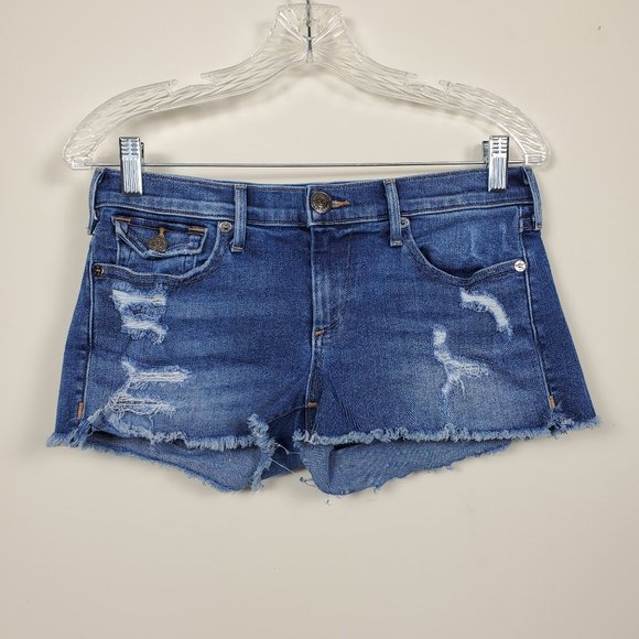 True Religion Pants - SOLD - True Religion Denim Cut Off Shorts Size 28